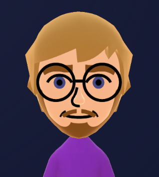 Joshua8600's Mii - his profile picture across the internet.